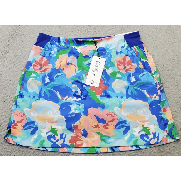 Walter Hagen Pants - Walter Hagen Golf Tennis Skort Women M Multi Floral Lined Performance 11 Pull On